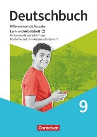 Produktbild: Deutschbuch 9. Schuljahr - Lern- und Arbeitsheft f&uuml;r Lernende mit erh&ouml;htem F&ouml;rderbedarf im inklusiven Unterricht