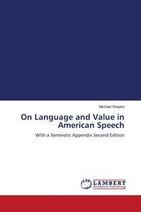 Produktbild: On Language and Value in American Speech