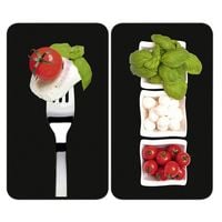 Produktbild: Herdabdeckplatte Universal Mod. Caprese, 2er Set, f&uuml;r alle Herdarten geeignet