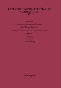 Produktbild: Verzeichnis der in den Supplikenregistern der Poenitentiarie Pius&rsquo; III. und Julius&rsquo; II. vorkommenden Personen, Kirchen und Orte des Deutschen Reiches