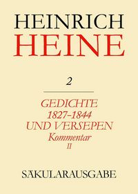 Produktbild: Gedichte 1827-1844 und Versepen. Kommentar II