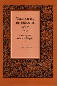 Produktbild: Tradition and the Individual Poem