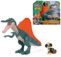 Produktbild: PAW Patrol: Der Dino Film, Rise & Roll Dino Set, Rex-Figur mit Spinosaurus-Dinofigur