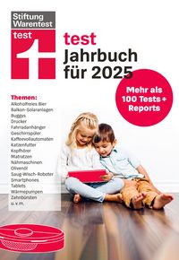 Produktbild: Test Jahrbuch 2025- Der Ratgeber f&uuml;r die besten Produkte und die optimale Kaufentscheidung, &Uuml;berblick &uuml;ber zahlreiche Produkte mit ehrlichen Bewertung