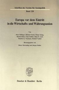 Bild vom Artikel Europa vor dem Eintritt in die Wirtschafts- und Währungsunion. vom Autor 