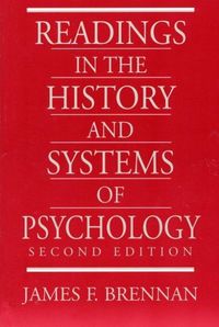 Produktbild: Readings in the History and Systems of Psychology