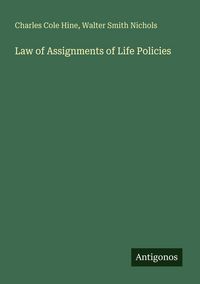 Produktbild: Law of Assignments of Life Policies