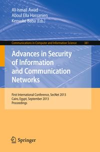Produktbild: Advances in Security of Information and Communication Networks