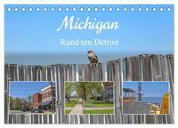 Produktbild: Michigan - Rund um Detroit (Tischkalender 2026 DIN A5 quer), CALVENDO Monatskalender