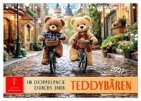Produktbild: Teddyb&auml;ren - im Doppelpack durchs Jahr (Tischkalender 2027 DIN A5 quer), CALVENDO Monatskalender