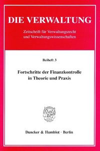 Produktbild: Fortschritte der Finanzkontrolle in Theorie und Praxis.