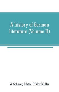 Produktbild: A history of German literature (Volume II)