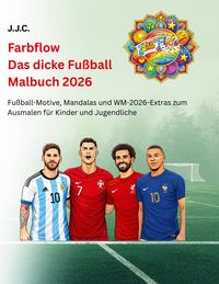 Produktbild: Farbflow - Das dicke Fu&szlig;ball Malbuch 2026