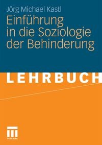 Produktbild: Einf&uuml;hrung in die Soziologie der Behinderung