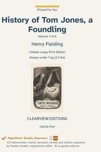Produktbild: History of Tom Jones, a Foundling - Volume 1 of 6