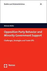 Produktbild: Opposition Party Behavior and Minority Government Support