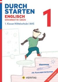 Produktbild: Durchstarten Englisch 1. Klasse Mittelschule/AHS Grammatik &uuml;ben
