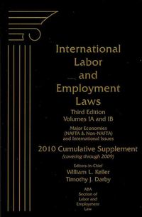 Produktbild: International Labor and Employment Laws