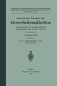 Produktbild: Internationale &Uuml;bersicht &uuml;ber Gewerbekrankheiten