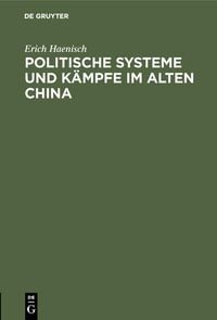 Produktbild: Politische Systeme und K&auml;mpfe im alten China