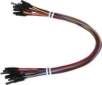 Produktbild: Joy-it RB-CB3-025 Jumper-Kabel Raspberry Pi&reg;, Banana Pi, Arduino [20x Drahtbr&uuml;cken-Buchse - 20x Drahtbr&uuml;cken-Buchse] 25.00 cm Bunt