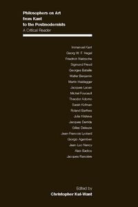 Produktbild: Philosophers on Art from Kant to the Postmodernists