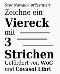 Produktbild: Zeichne ein Viereck mit 3 Strichen