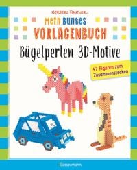 Produktbild: Mein buntes Vorlagenbuch: B&uuml;gelperlen 3D-Motive. 47 Figuren zum Zusammenstecken