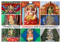 Produktbild: Typisch Indien - Ganesha der Elefantengott (Wandkalender 2026 DIN A4 quer), CALVENDO Monatskalender