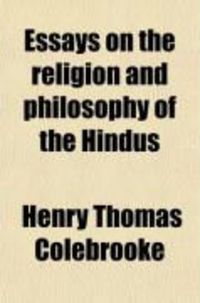 Produktbild: Essays on the Religion and Philosophy of the Hindus