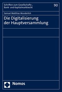 Produktbild: Die Digitalisierung der Hauptversammlung