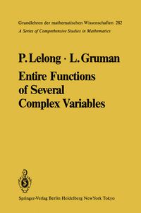 Produktbild: Entire Functions of Several Complex Variables