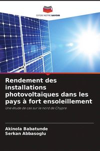 Produktbild: Rendement des installations photovolta&iuml;ques dans les pays &agrave; fort ensoleillement