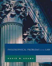 Produktbild: Adams, D: Philosophical Problems in the Law