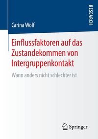 Produktbild: Einflussfaktoren auf das Zustandekommen von Intergruppenkontakt