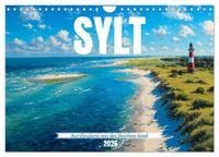 Produktbild: Sylt - Acrylmalerei von der Nordsee-Insel (Wandkalender 2026 DIN A4 quer), CALVENDO Monatskalender
