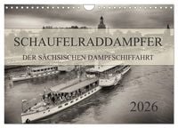 Produktbild: Schaufelraddampfer der S&auml;chsischen Dampfschiffahrt (Wandkalender 2026 DIN A4 quer), CALVENDO Monatskalender