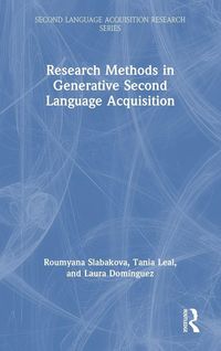 Produktbild: Research Methods in Generative Second Language Acquisition