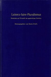 Produktbild: Laissez-faire-Pluralismus.