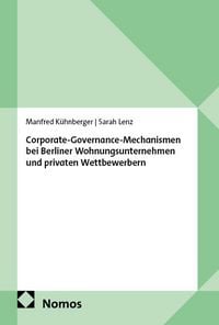 Produktbild: Corporate-Governance-Mechanismen bei Berliner Wohnungsunternehmen und privaten Wettbewerbern