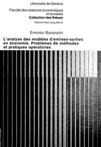 Produktbild: L'analyse des mod&egrave;les d'entr&eacute;es-sorties en &eacute;conomie