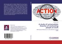Produktbild: A study of universalistic theories of motivating people at work