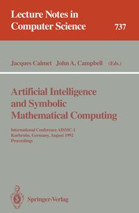 Produktbild: Artificial Intelligence and Symbolic Mathematical Computing
