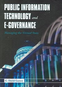 Produktbild: Public Information Technology and E-Governance: Managing the