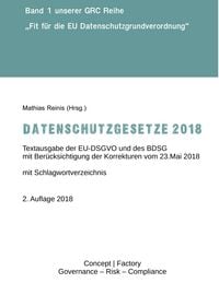 Produktbild: Datenschutzgesetze 2018