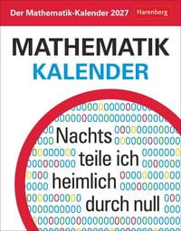 Produktbild: Der Mathematik-Kalender Tagesabrei&szlig;kalender 2027 - Nachts teile ich heimlich durch Null