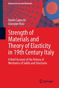 Produktbild: Strength of Materials and Theory of Elasticity in 19th Century Italy