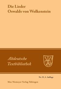 Produktbild: Die Lieder Oswalds von Wolkenstein