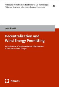 Produktbild: Decentralization and Wind Energy Permitting