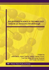 Produktbild: SOLID STATE SCIENCE & TECHNOLOGY Towards an Immersive Breakthrough